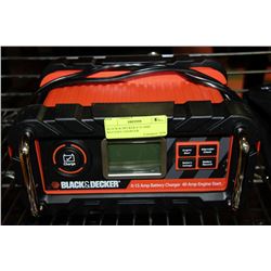 BLACK & DECKER 0-15 AMP BATTERY CHARGER
