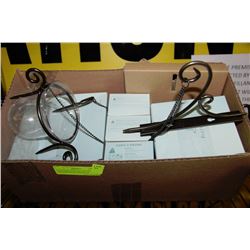 PARTYLITE HANGING VOTIVE LANTERN WITH 3 BOXES OF