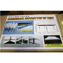 POP UP SHELTER 10' X 20'