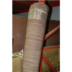 NEW SHAG STYLE AREA CARPET-BEIGE/ORANGE/RED