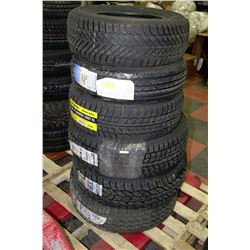 PALLET OF 6 ASSORTED NEW TIRES