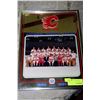 Image 1 : CALGARY FLAMES 1980/81 MIRRORED HOCKEY PICTURE