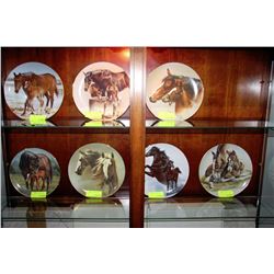 1980'S FRED STONE 7 PCS COLLECTOR PLATE SET