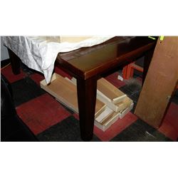 DINING TABLE - 42 X62  - WITH HIDEAWAY 24  LEAF