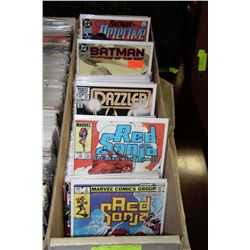 BOX WITH OVER 195 COLLECTIBLE COMICS