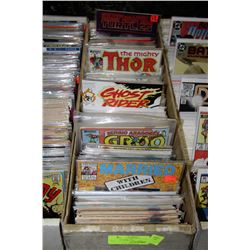 BOX WITH OVER 250 COLLECTIBLE COMICS