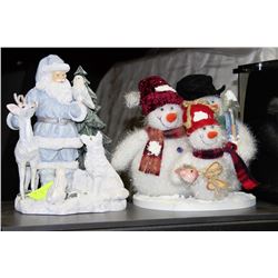 TWO CHRISTMAS ORNAMENTS