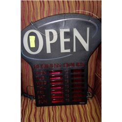 OPEN SIGN