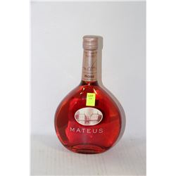 750ML BOTTLE OF MATEUS ROSE WINE - 11%