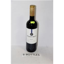 SIX 750ML BOTTLES OF JACKSON-TRIGGS MERLOT