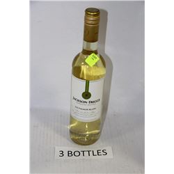 THREE 750ML BOTTLES OF JACKSON-TRIGGS SAUVIGNON BLANC