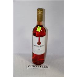 SIX 750ML BOTTLES OF JACKSON-TRIGGS ROSE WINE