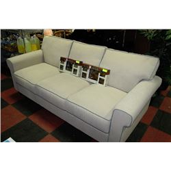 BEIGE FABRIC COUCH