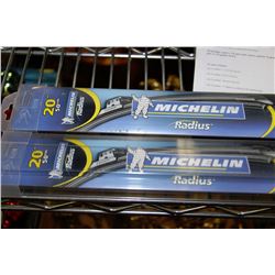 PAIR OF MICHELIN 20" WIPER BLADES