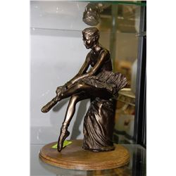 ESTATE BRONZE BALLERINA ORNAMENT