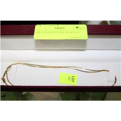GOLD PLATED CHAIN NECKLACE