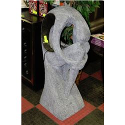 STATUE FOUNTAIN WITH LED LIGHTS