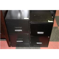 PAIR OF FILING CABINETS