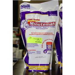 BAG OF 160 MINUTE MAN HARD SURFACE DISINFECTING