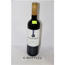 SIX 750ML BOTTLES OF JACKSON-TRIGGS MERLOT