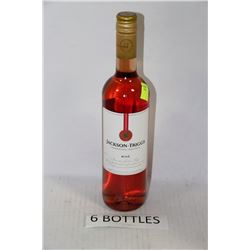 SIX 750ML BOTTLES OF JACKSON-TRIGGS ROSE WINE