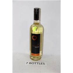 SEVEN 750ML BOTTLES OF COPPERMOON RIESLING WHITE WINE
