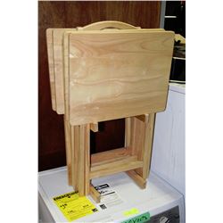MAPLE TV TRAY SET