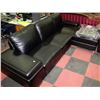 Image 1 : NEW BLACK LEATHERETTE & CHROME "L SHAPED"