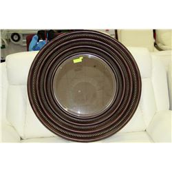 LARGE ROUND DECORATIVE MIRROR