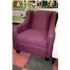 Image 1 : PURPLE ACCENT CHAIR