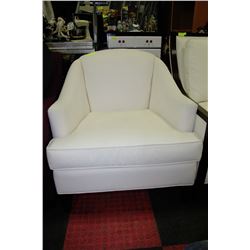 WHITE TUB CHAIR