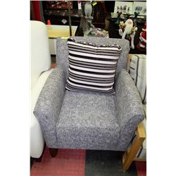 MODERN PRINT ACCENT CHAIR