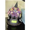 Image 1 : WIZARD STATUE WITH LIGHTED BALL