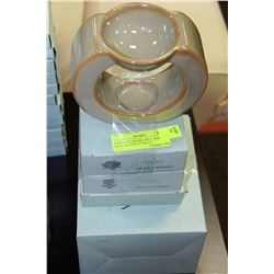 PARTYLITE AROMA MELT WARMER WITH 3 BOXES OF MELTS