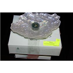 PARTYLITE OYSTER SHELL TEALIGHT HOLDER WITH