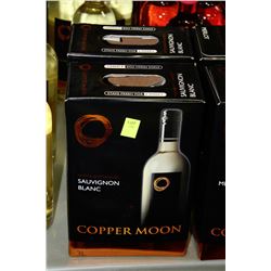 2 3L CASES OF COPPERMOON SAUVIGNON BLANC