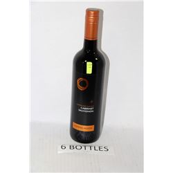 6 750ML BOTTLES OF COPPER MOON CABERNET SAUVIGNON