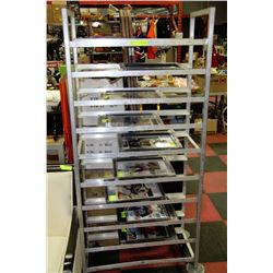 ALUMINUM BAKERS RACK