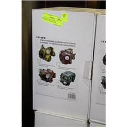 NEW SOLAR POWER LAWN ORNAMENT (YELLOW CAR)