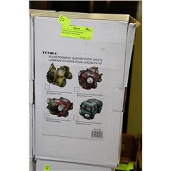 NEW SOLAR POWER LAWN ORNAMENT (RED CAR)