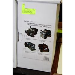 NEW SOLAR POWER LAWN ORNAMENT (BLUE TRACTOR)