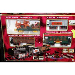 BLACK STALLION BATTERY OPERATED TRAIN SET