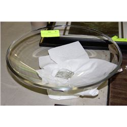 CRYSTAL MIKASA SERVING BOWL