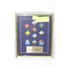 Image 1 : FRAMED DISPLAY OF LAPEL PINS