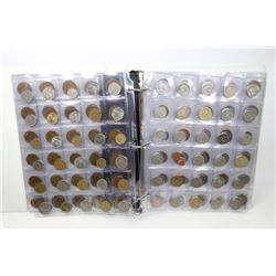 BINDER OF 260 WORLD COINS