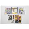 Image 1 : LOT OF 5 HALL OF FAME HOCKEY CARDS