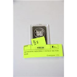 SUNSHINE MINTING 1 OUNCE SILVER BAR