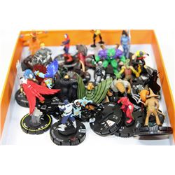 FLAT OF ASSORTED HERO CLIX - 24 PIECES