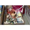 Image 1 : BOX OF ASSORTED FIGURINES & ORNAMENTS