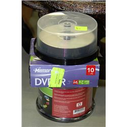 LOT OF BLANK DVD'S